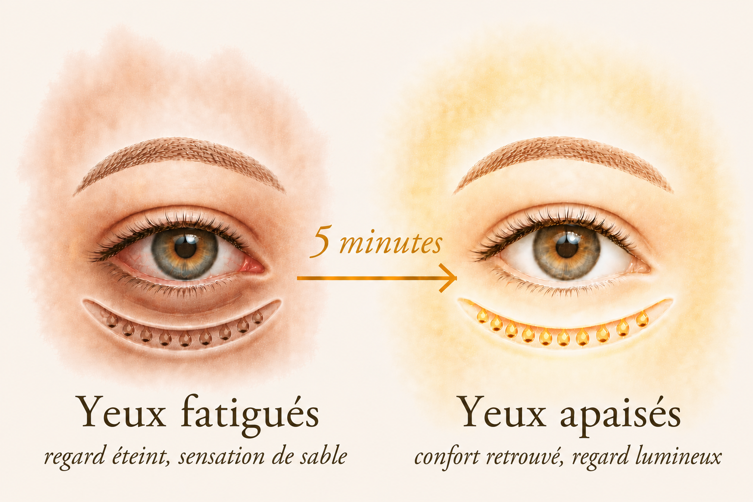 vos yeux respirent à nouveau.